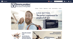 Desktop Screenshot of immunotec.com